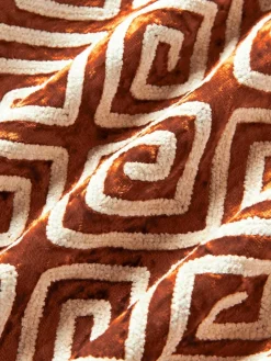 Fluwelen kussenhoes Solenne met chenille-borduurwerk