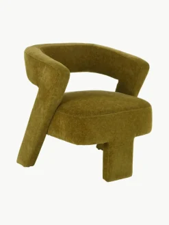Fluwelen loungefauteuil Jagger