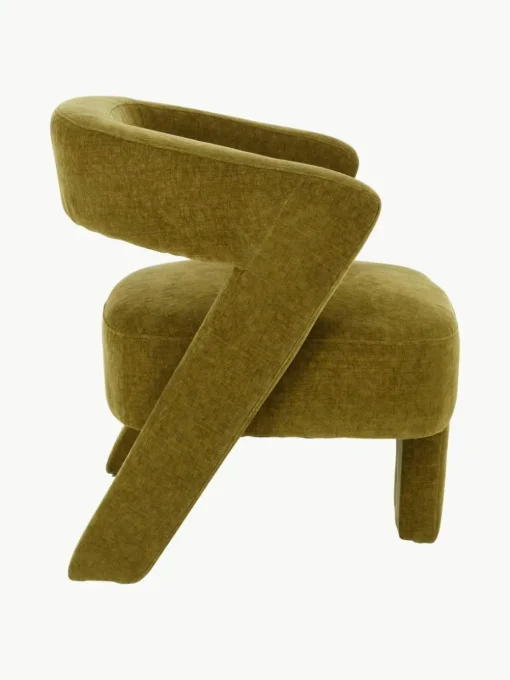 Fluwelen loungefauteuil Jagger