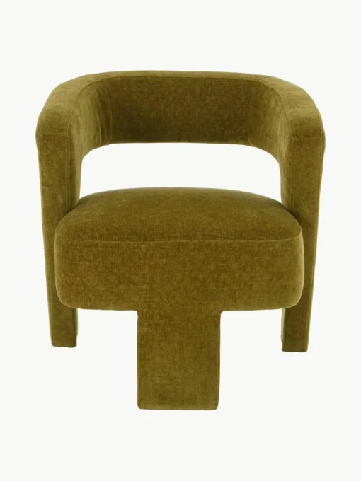 Fluwelen loungefauteuil Jagger