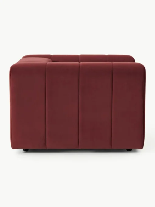 Fluwelen loungefauteuil Lena
