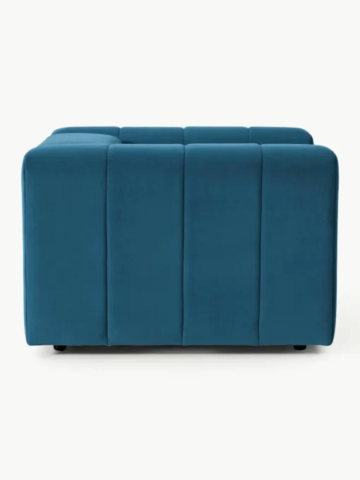Fluwelen loungefauteuil Lena