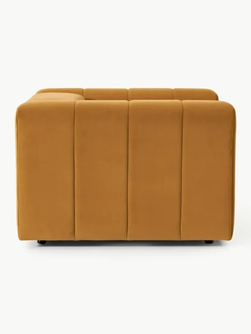 Fluwelen loungefauteuil Lena