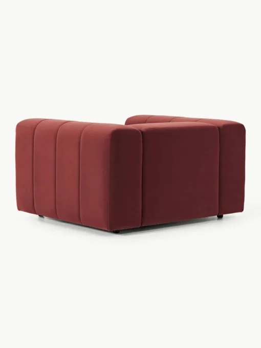 Fluwelen loungefauteuil Lena