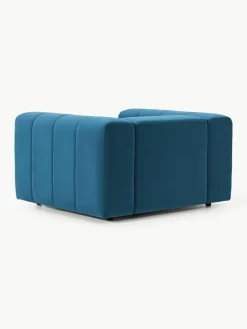 Fluwelen loungefauteuil Lena