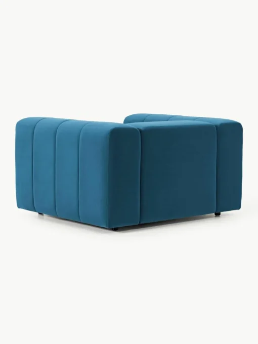 Fluwelen loungefauteuil Lena