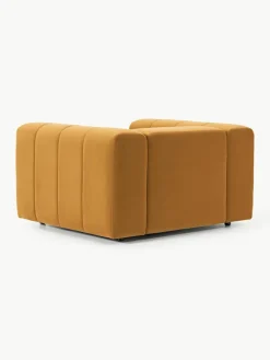 Fluwelen loungefauteuil Lena