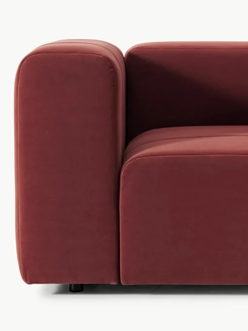 Fluwelen loungefauteuil Lena