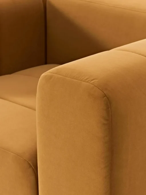 Fluwelen loungefauteuil Lena