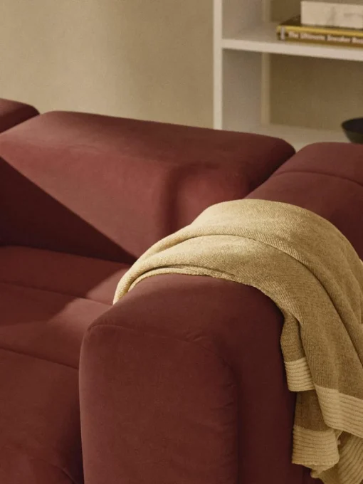 Fluwelen loungefauteuil Lena
