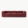 Fluwelen modulaire bank Lena (4-zits)