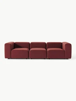 Fluwelen modulaire bank Lena (4-zits)