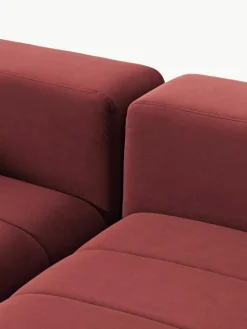 Fluwelen modulaire bank Lena (4-zits)