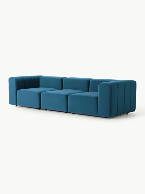 Fluwelen modulaire bank Lena (4-zits)