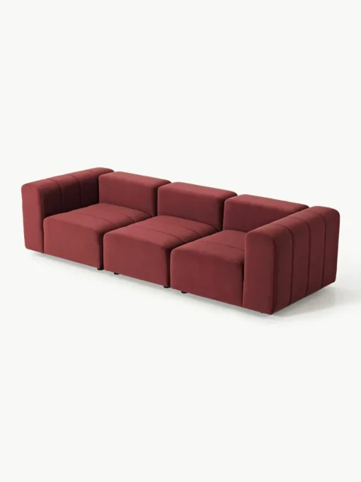 Fluwelen modulaire bank Lena (4-zits)
