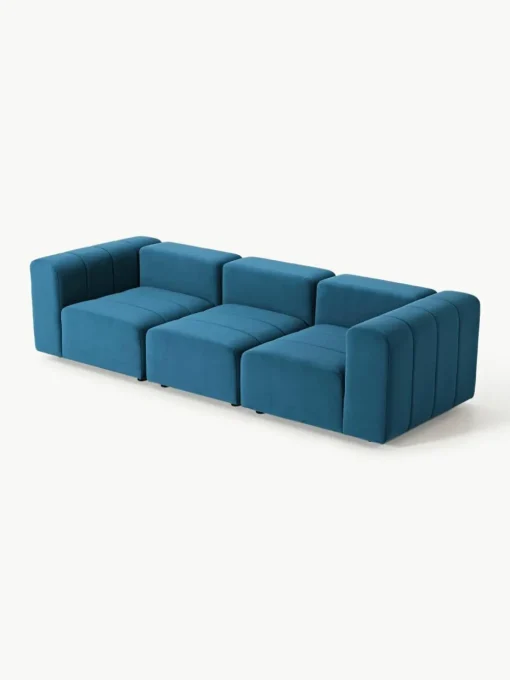 Fluwelen modulaire bank Lena (4-zits)