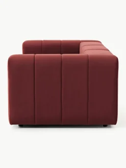Fluwelen modulaire bank Lena (4-zits)
