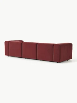 Fluwelen modulaire bank Lena (4-zits)