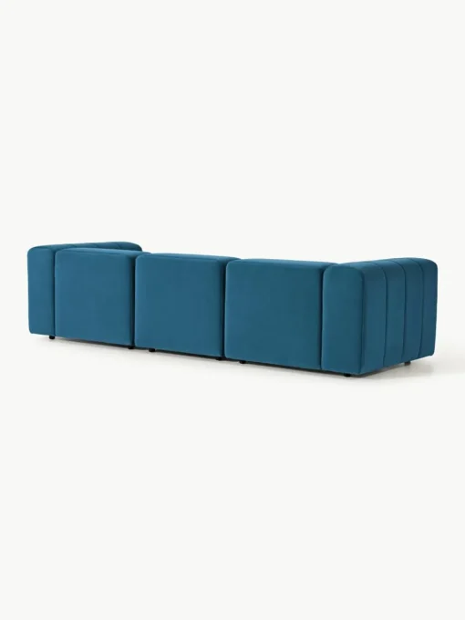 Fluwelen modulaire bank Lena (4-zits)