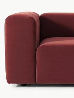 Fluwelen modulaire bank Lena (4-zits)