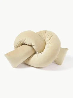Fluwelen sierkussen Knot