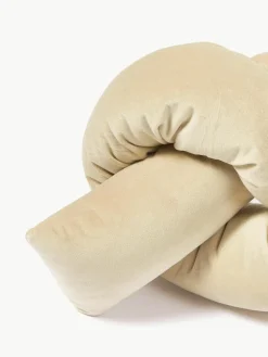 Fluwelen sierkussen Knot
