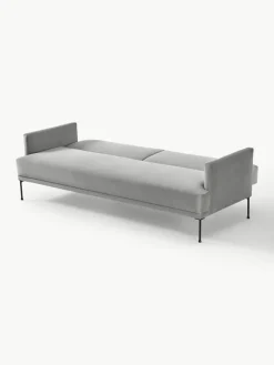 Fluwelen slaapbank Fluente (3-zits)