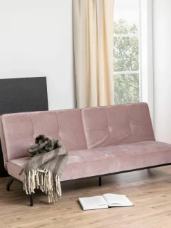 Fluwelen slaapbank Perugia (3-zits)