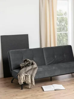 Fluwelen slaapbank Perugia (3-zits)