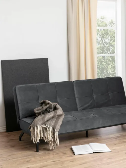Fluwelen slaapbank Perugia (3-zits)