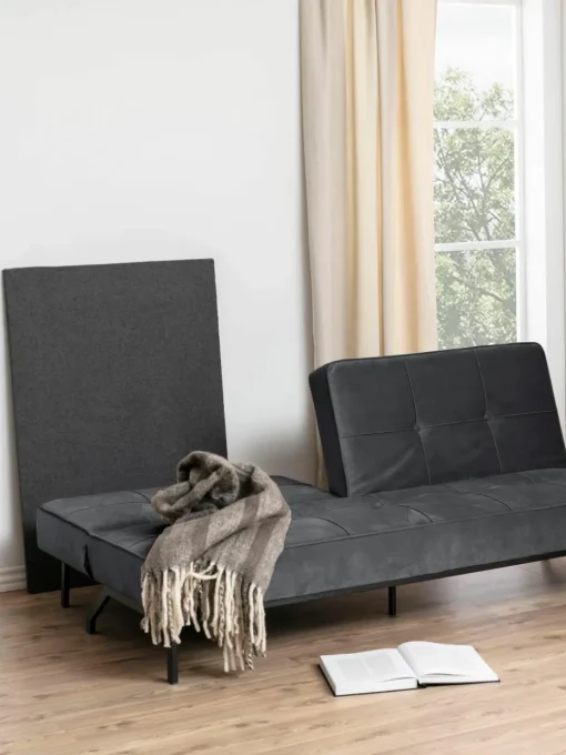 Fluwelen slaapbank Perugia (3-zits)