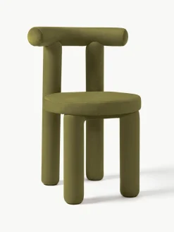 Fluwelen stoel Calan