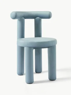 Fluwelen stoel Calan