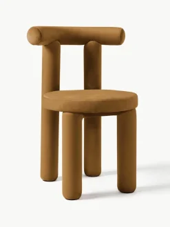 Fluwelen stoel Calan