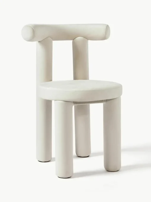 Fluwelen stoel Calan