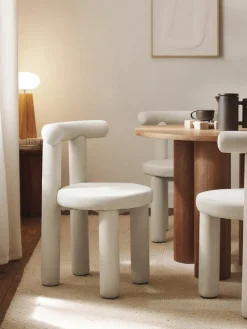Fluwelen stoel Calan