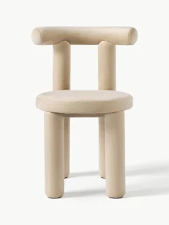 Fluwelen stoel Calan
