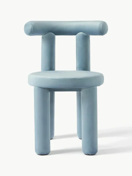 Fluwelen stoel Calan