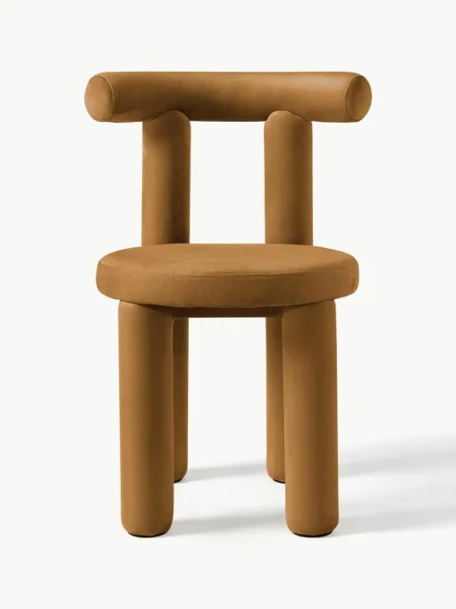 Fluwelen stoel Calan