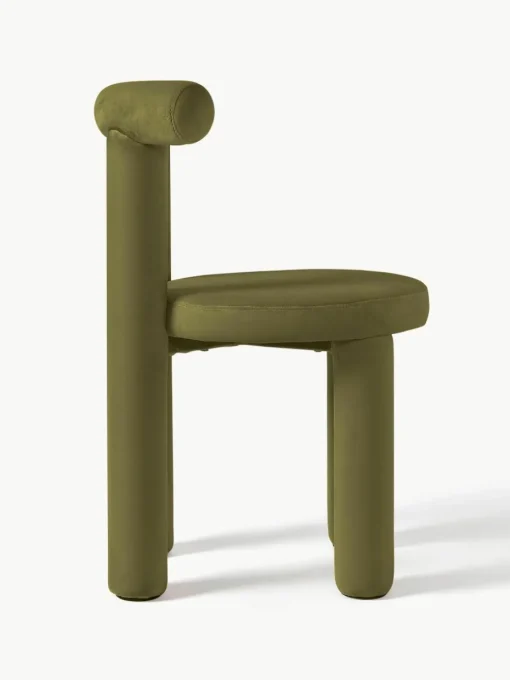Fluwelen stoel Calan