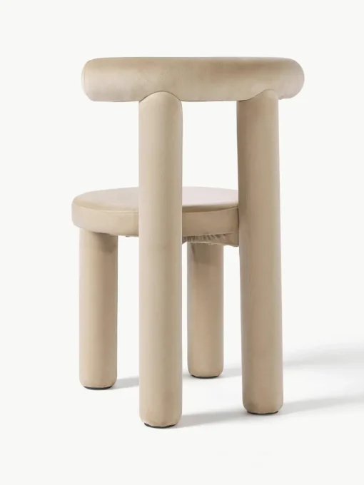 Fluwelen stoel Calan