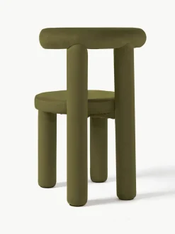 Fluwelen stoel Calan