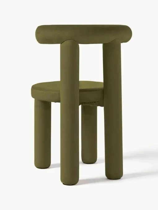 Fluwelen stoel Calan