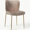 Fluwelen stoel Tess