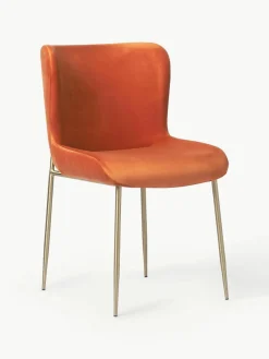 Fluwelen stoel Tess
