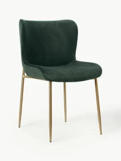 Fluwelen stoel Tess