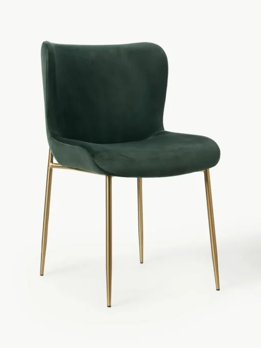 Fluwelen stoel Tess