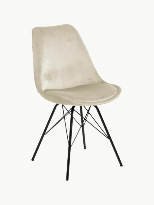 Fluwelen stoelen Eris, 2 stuks
