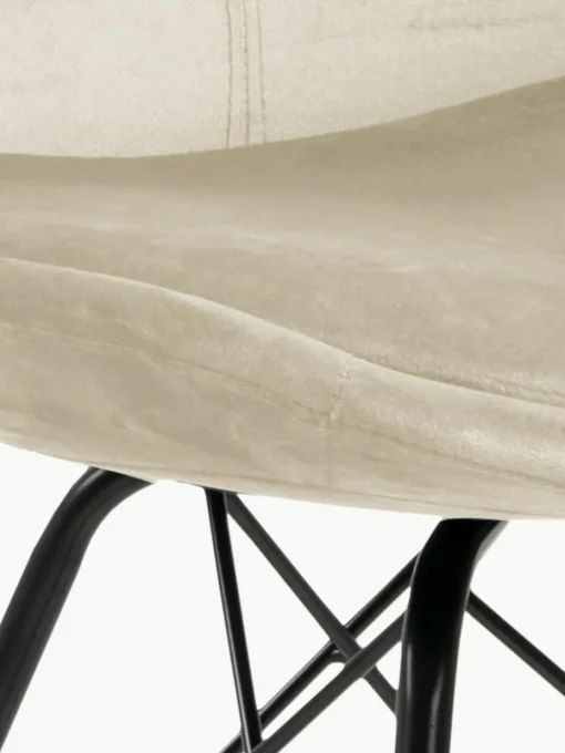 Fluwelen stoelen Eris, 2 stuks