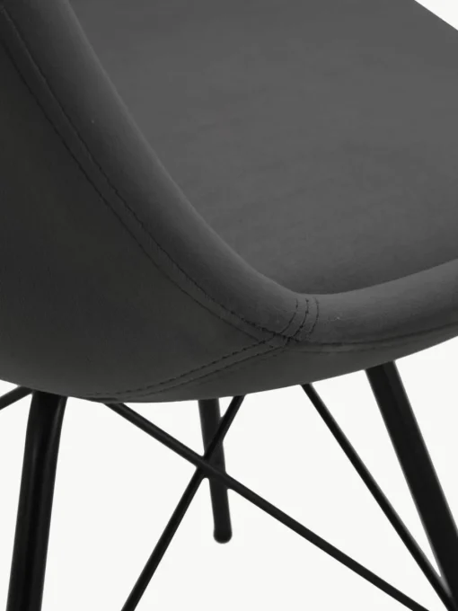Fluwelen stoelen Eris, 2 stuks